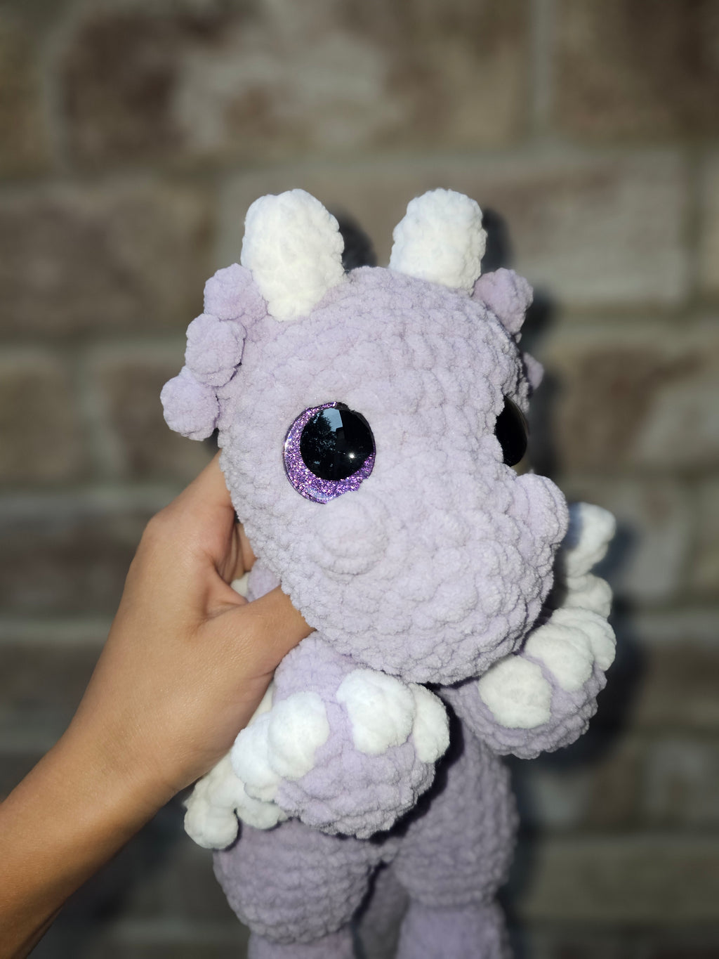 Purple dragon snuggler