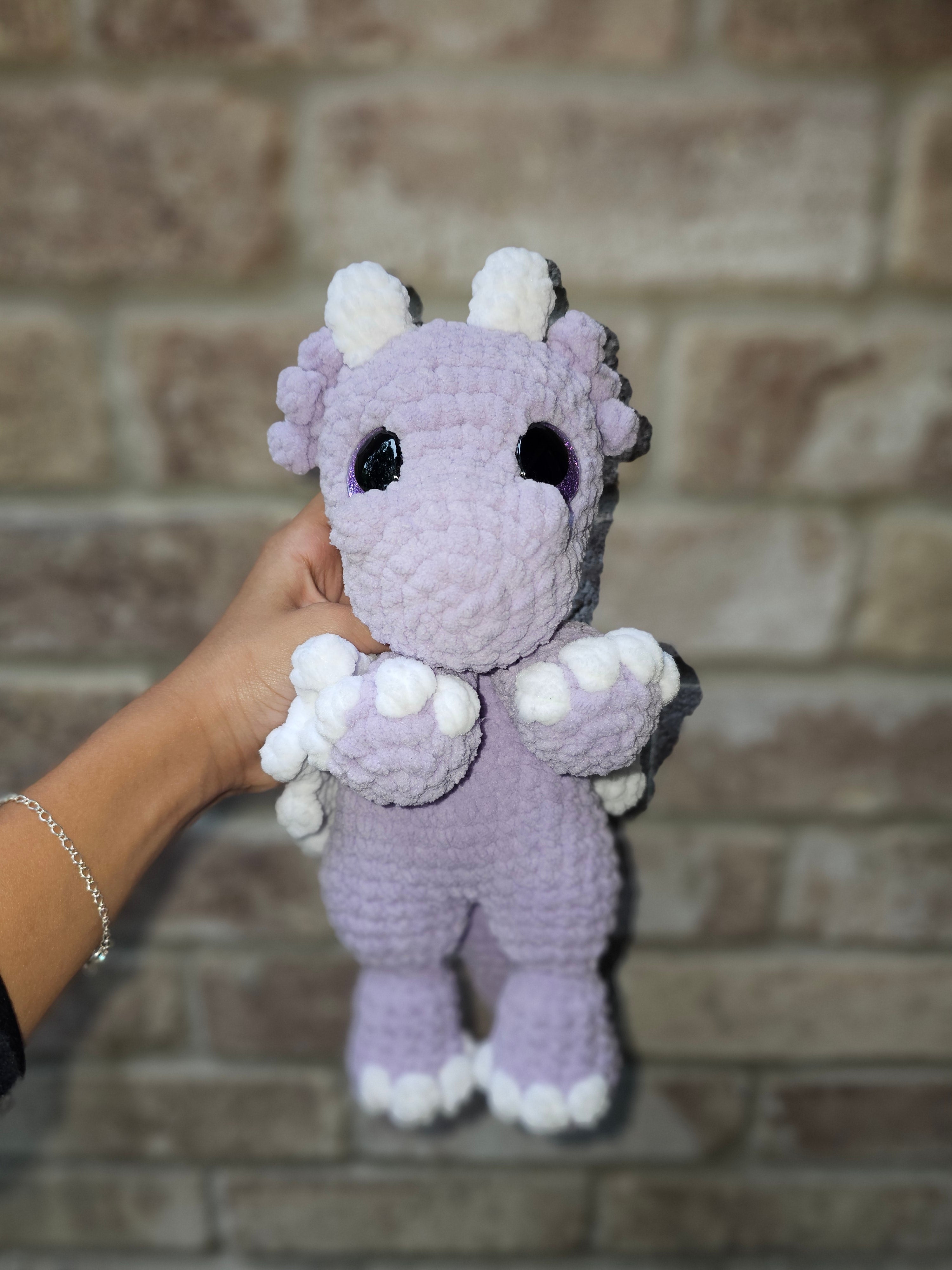 Purple dragon snuggler